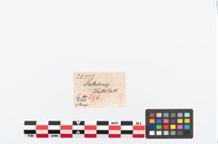 Etikett zu Bronzearmreif (NHMW-PRAE-026373)